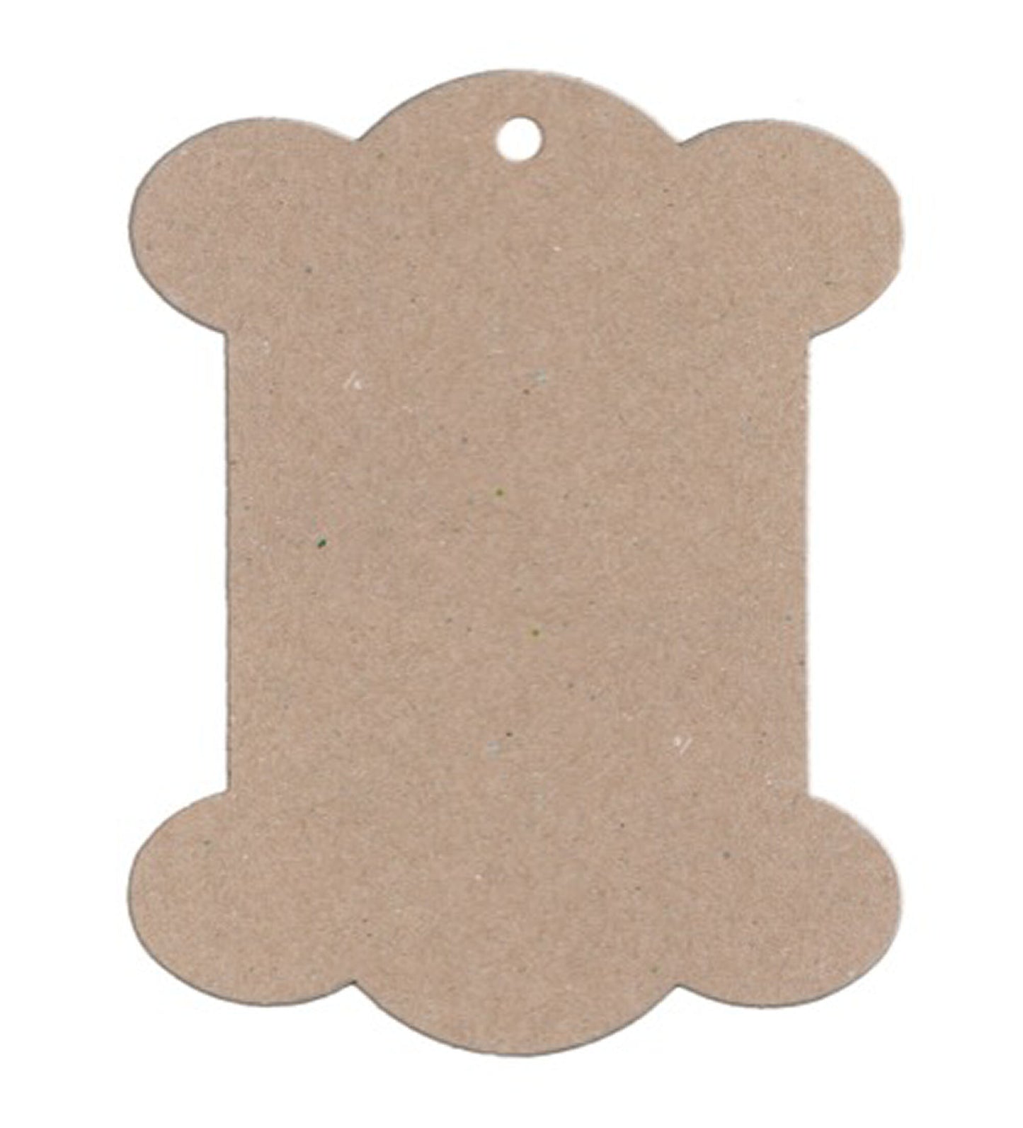 Winding Card Brown Kraft Pack of 100