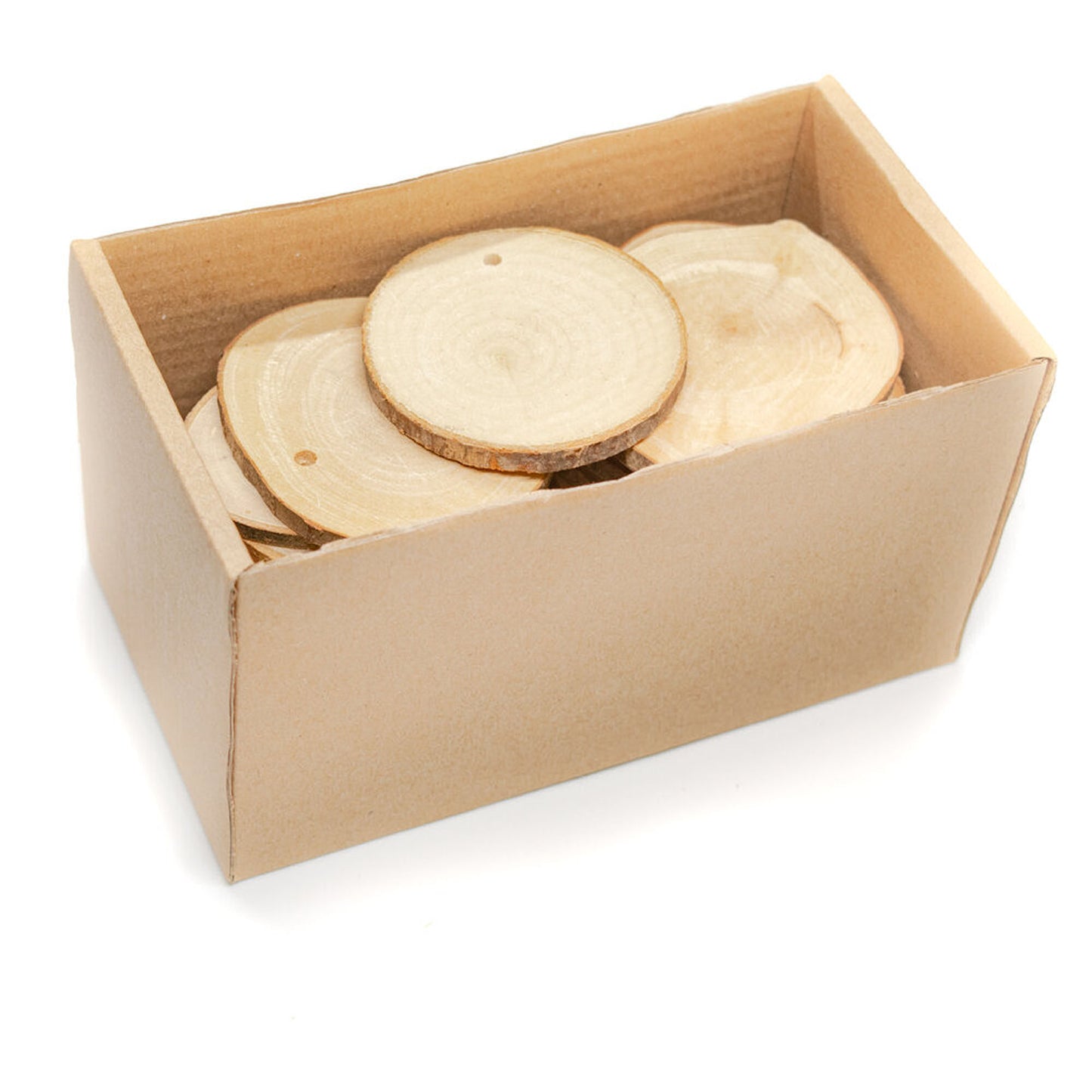 Wooden Discs 40-70 mm with hole Pack 25